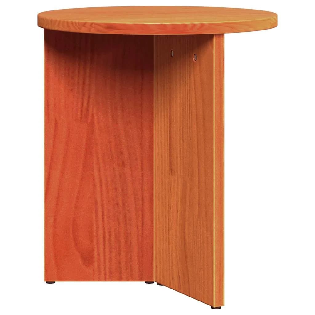 Klubska miza 2 kos Voskast rjav 49 x 49 x 28 cm Trden borov les - slika 5