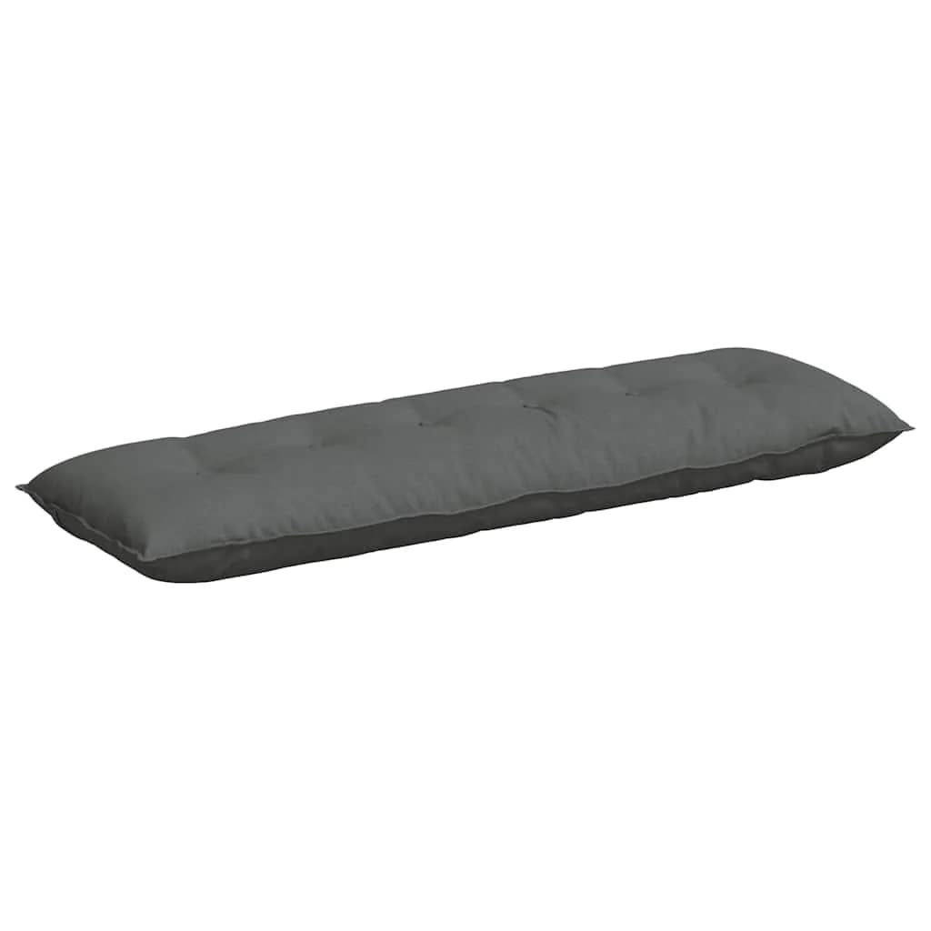 Poglavni vzglavnik Temno siva 160 x 19 x 50 cm blago - slika 2