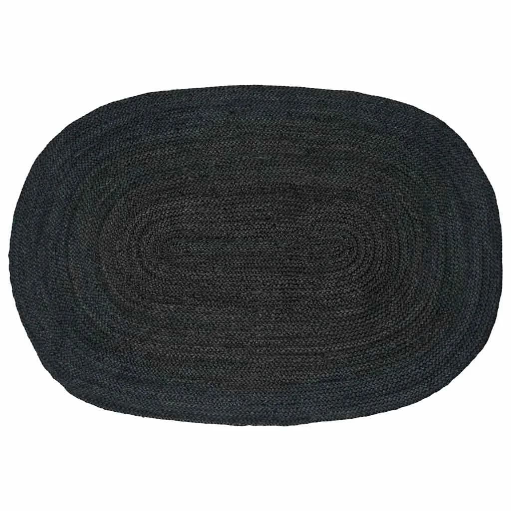 Preproge za površine Temno siva 122 x 183 cm Juta