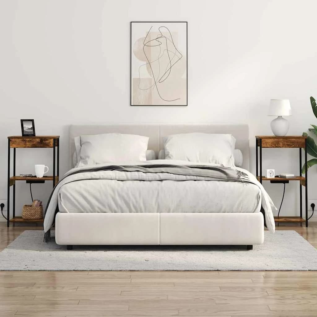 Nočna omarica Dimljeni oreh 41 x 31 x 76 cm Inženirski les - slika 4