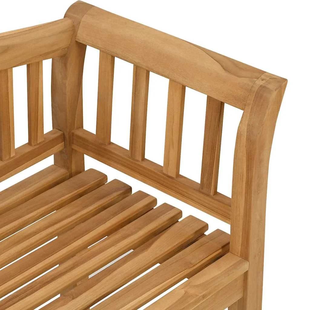 klop Rjava 120 x 53,5 x 85 cm Trden tikov les - slika 8