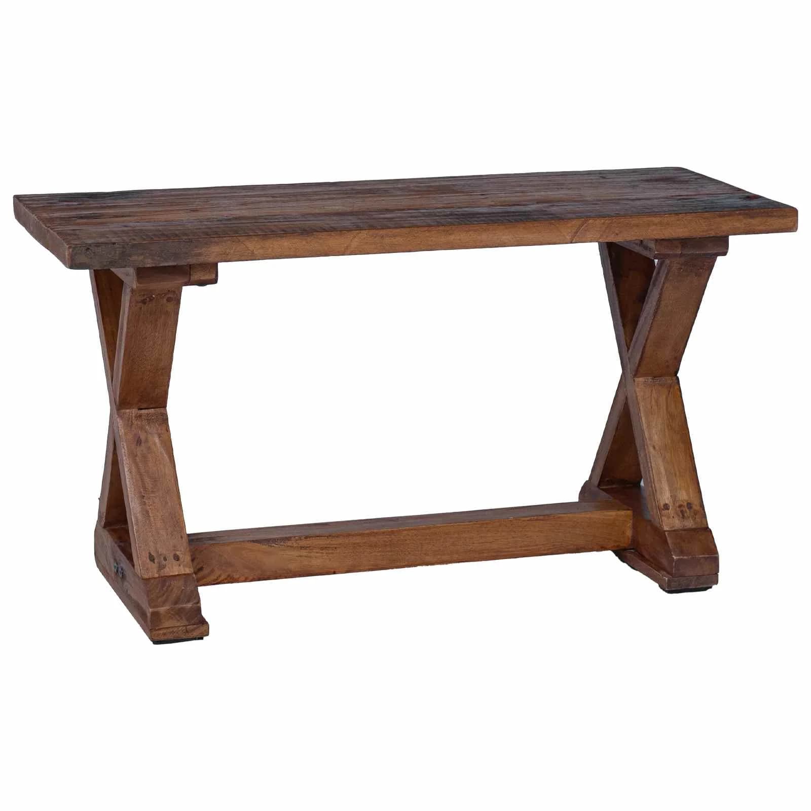 klop Naravna 85 x 35 x 46 cm Trden predelan les - slika 2