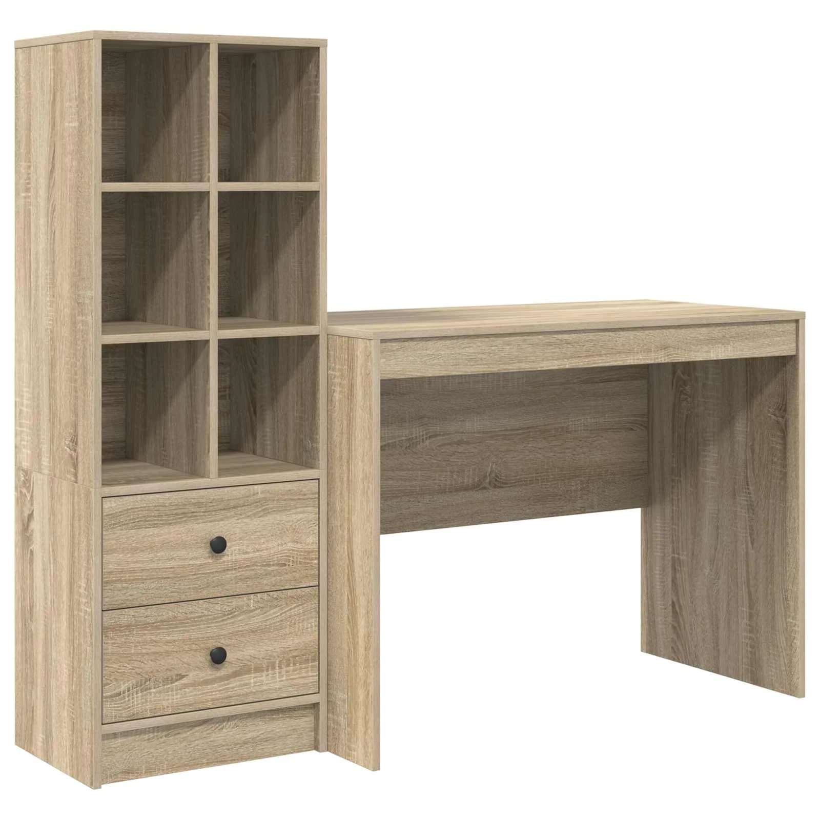 Miza Sonoma hrast 145.5 x 50 x 127 cm 2 kos - slika 2