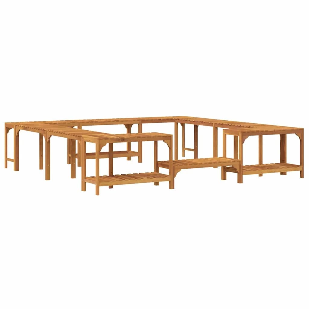 Obrobje vroče kadi Rjava 255 x 255 x 55,5 cm - slika 2