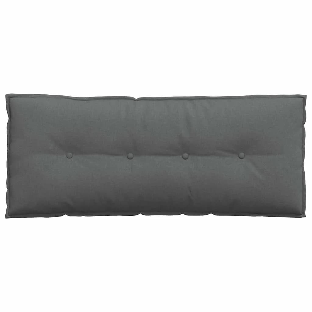 Poglavni vzglavnik Temno siva 120 x 19 x 50 cm blago - slika 6