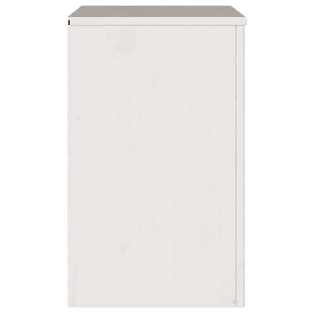 Klubska miza Drammen Bela 45 x 35 x 56 cm Masivno borovo les - slika 8