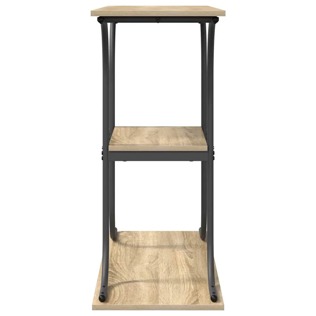 Konzolna miza Sonoma hrast 101 x 35 x 80,5 cm Inženirski les - slika 6