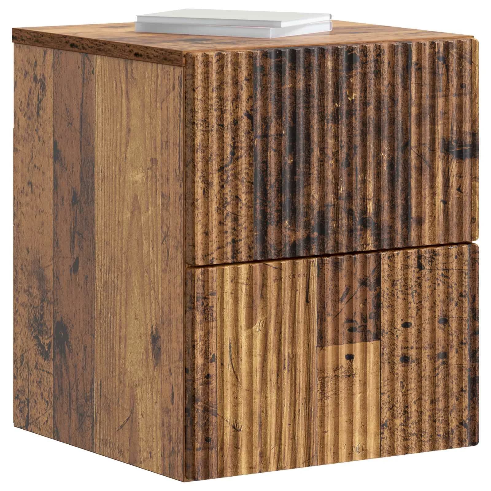 Stenski nočni omarici 2 kos Star les 33 x 34,5 x 40 cm - slika 3