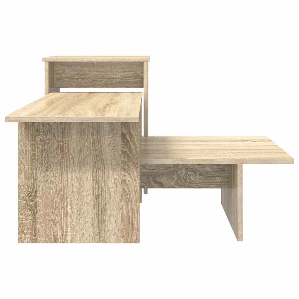Konzolna miza Sonoma hrast 91,5 x 35 x 38,5 cm Inženirski les - slika 6