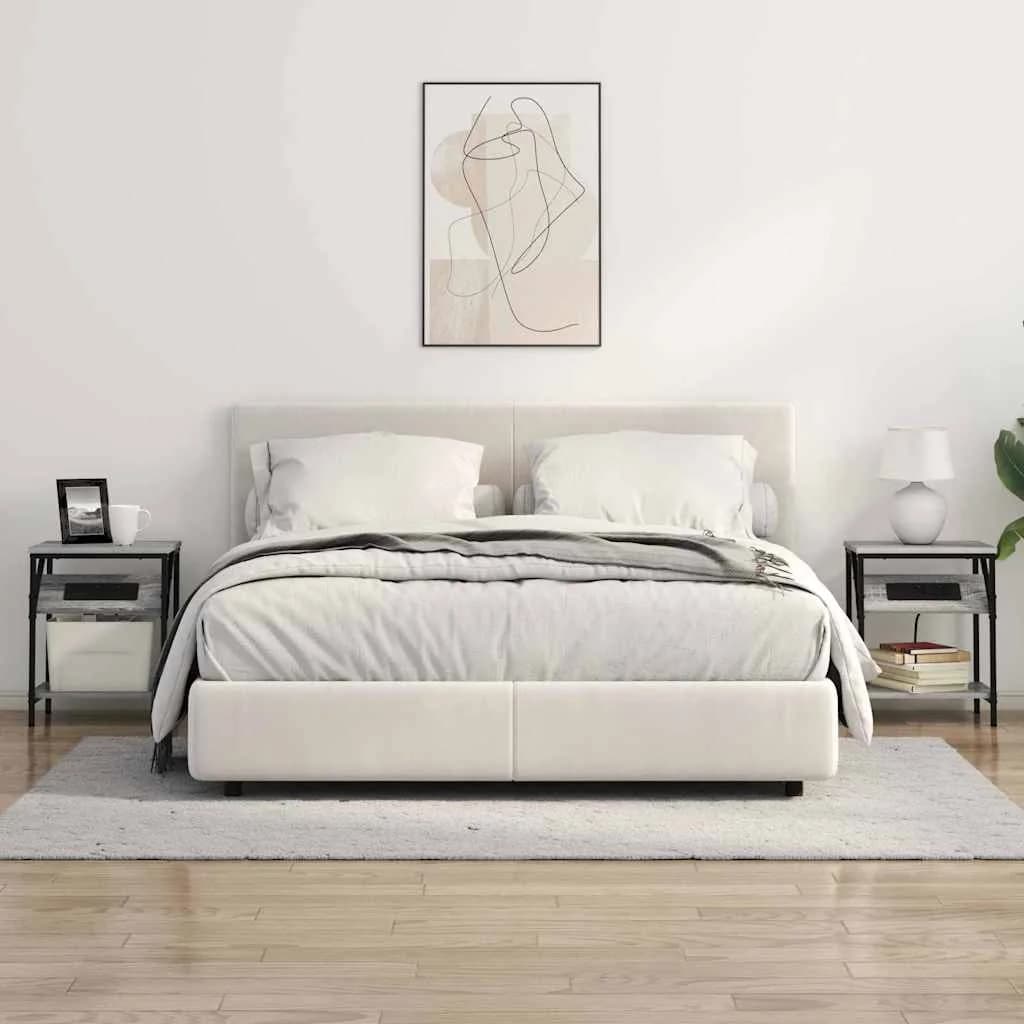 Nočna omarica Siva Sonoma 38 x 30 x 48 cm Inženirski les - slika 4