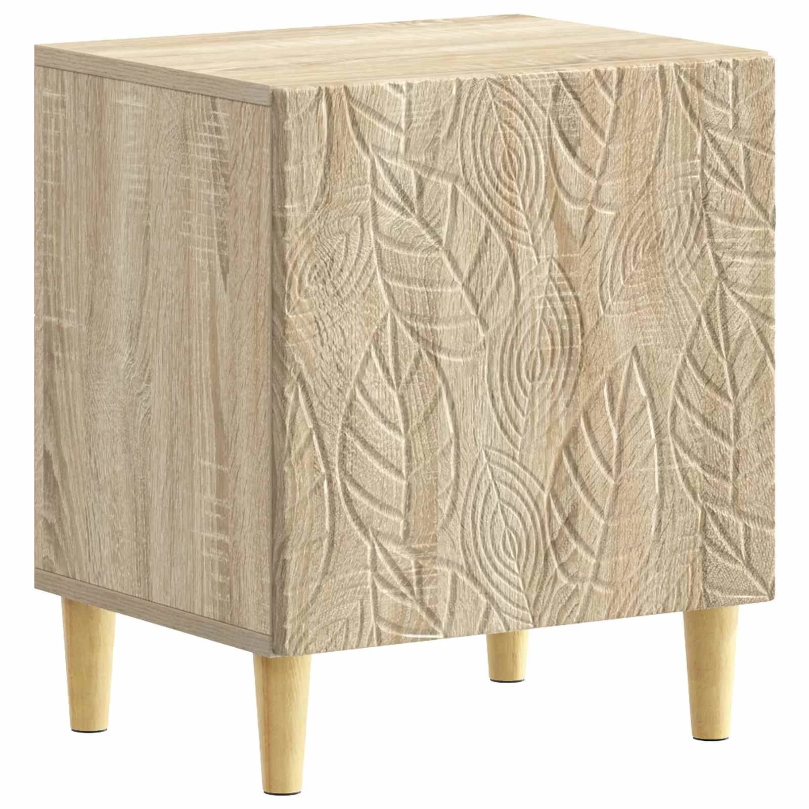 Nočna omarica 2 kos Sonoma hrast 43 x 34,5 x 50 cm - slika 4