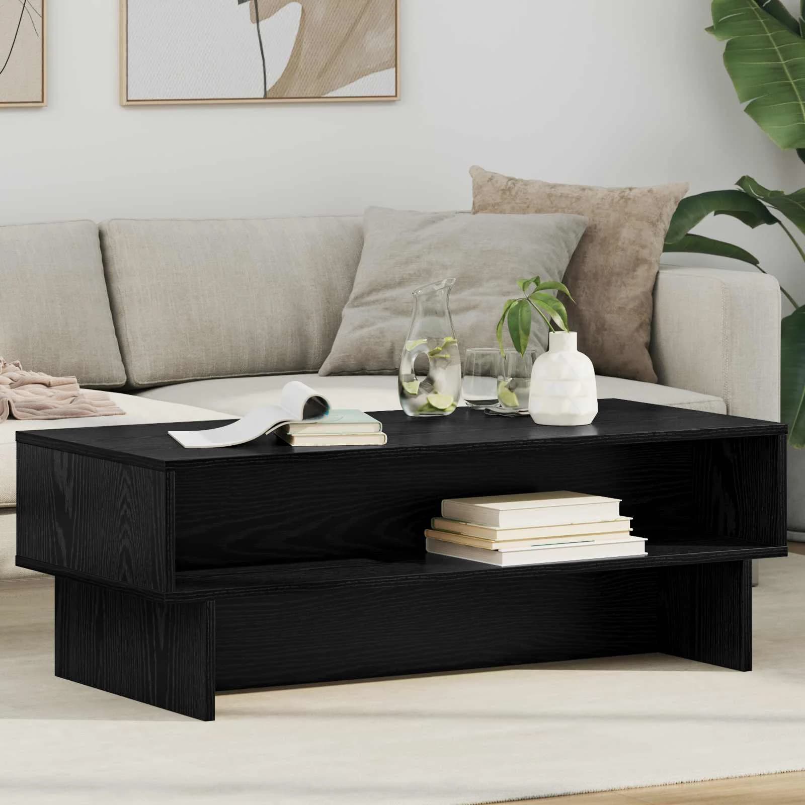 Klubska miza Črna Orehovina 100 x 46 x 35 cm Inženirski les