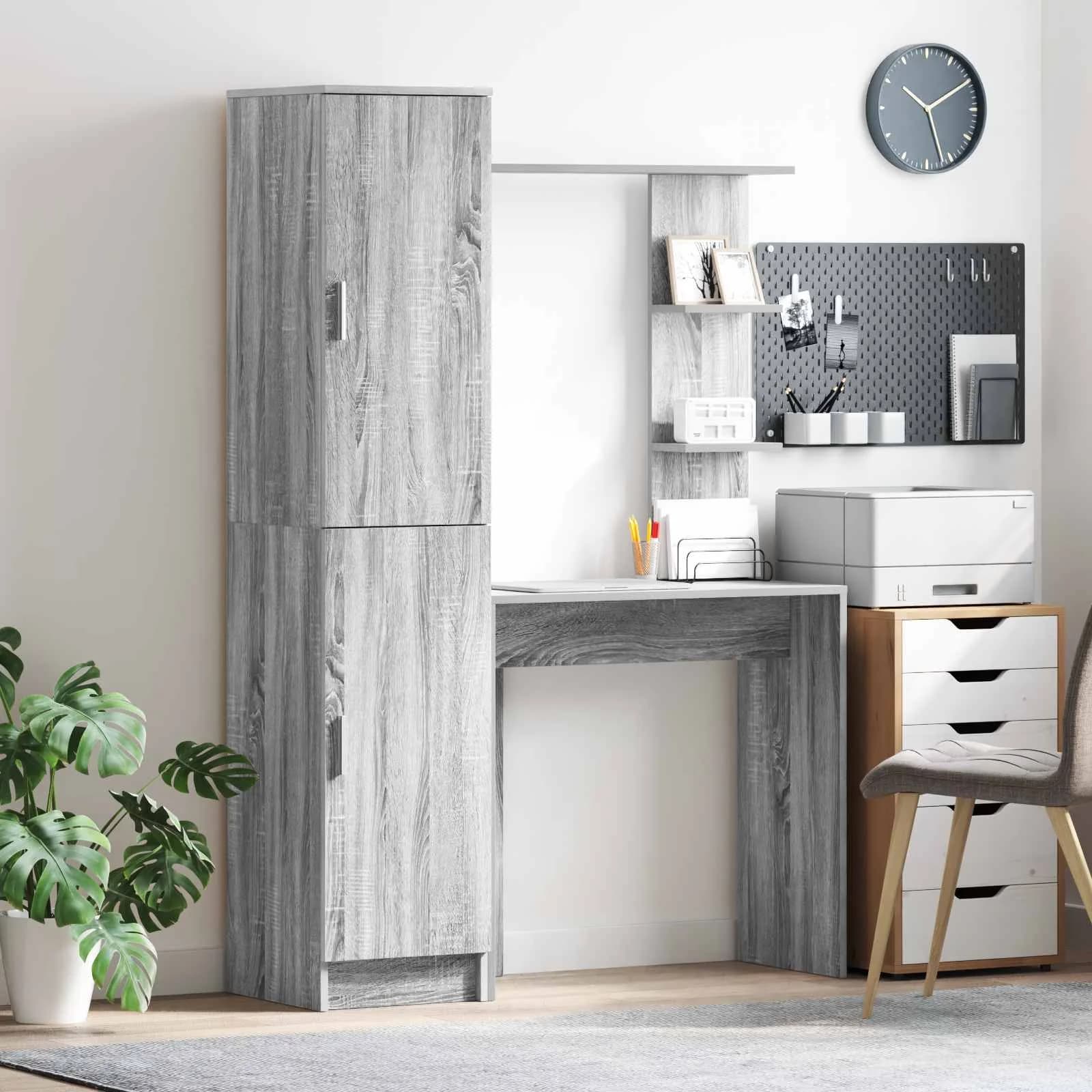 Miza Siva Sonoma 113.5 x 39 x 168 cm 2 kos