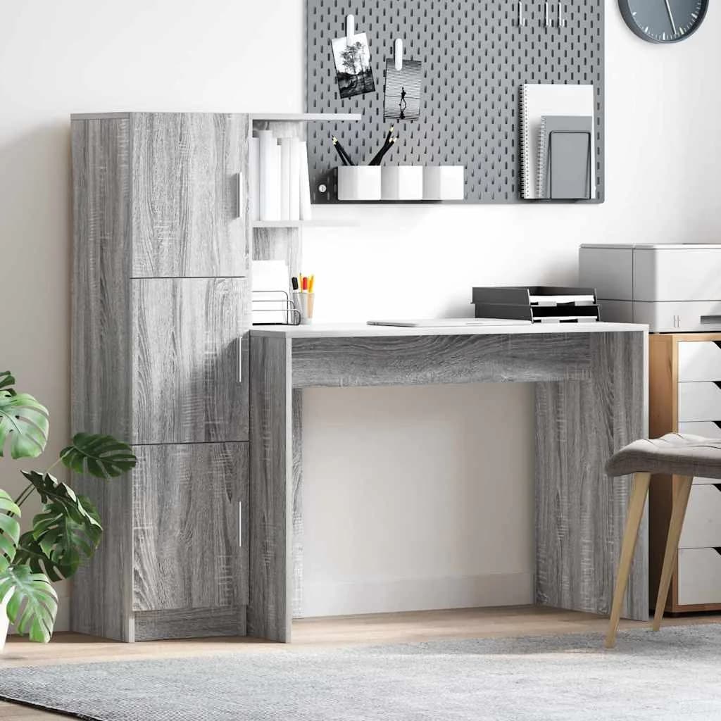 Miza Siva Sonoma 133,5 x 50 x 124 cm 2 kos
