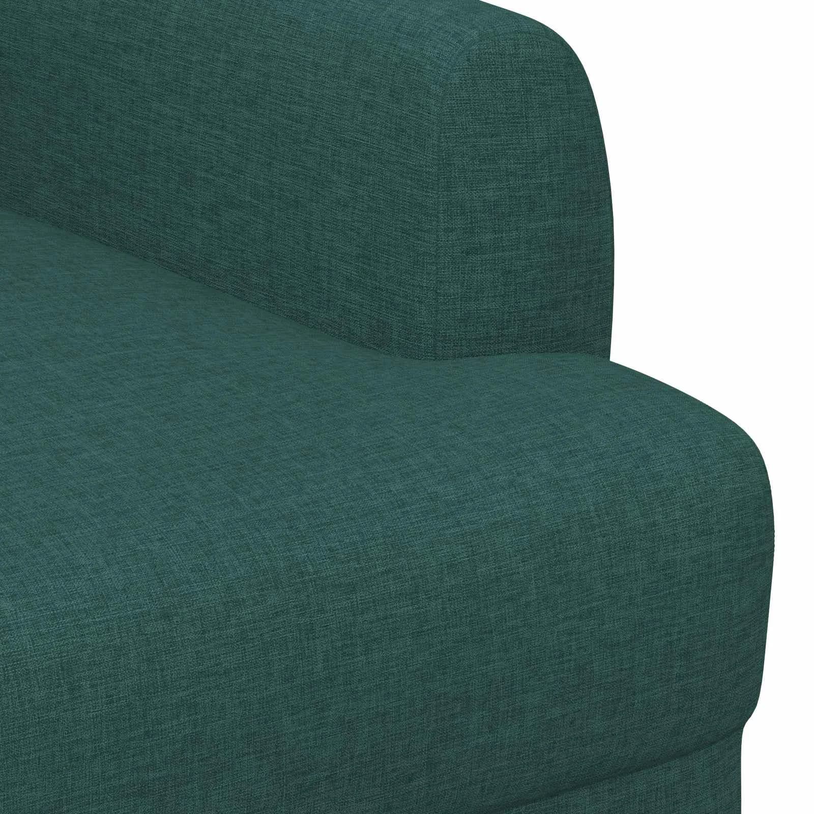 Dvojnica s gumbi Temno zelena 116 x 67 x 80 cm Blago - slika 6