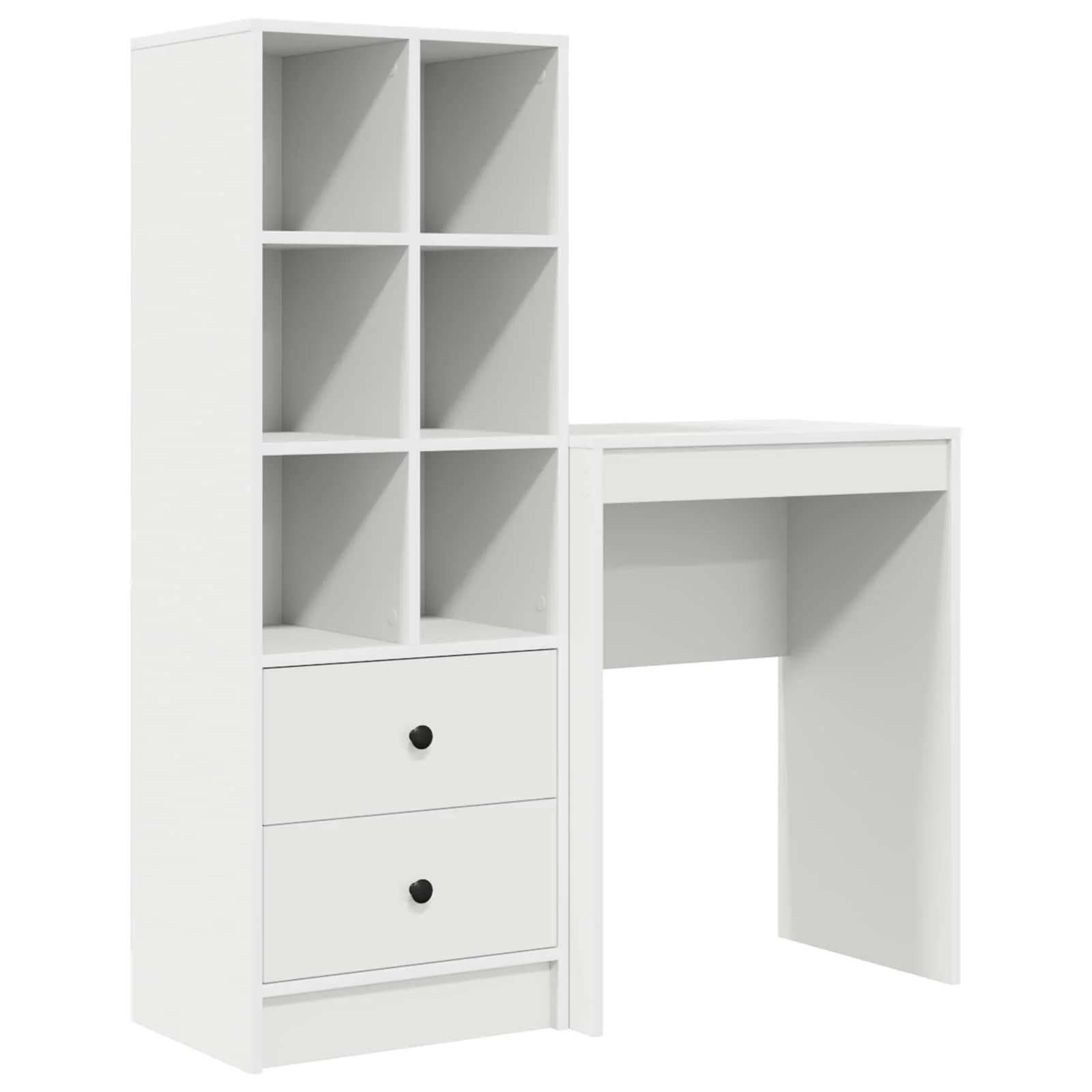 Miza Bela 105,5 x 34 x 127 cm 2 kos - slika 2