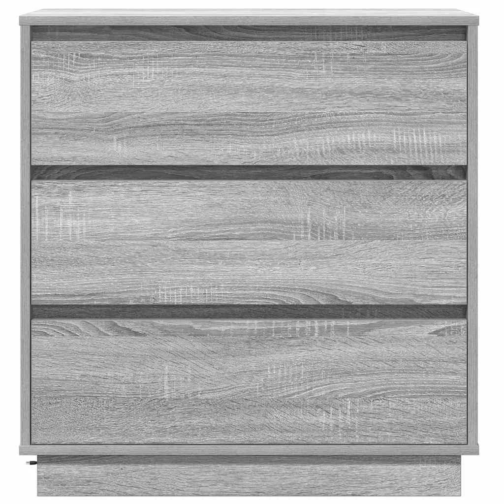 Nočna omarica Siva 71 x 34,5 x 75 cm Inženirski les - slika 8