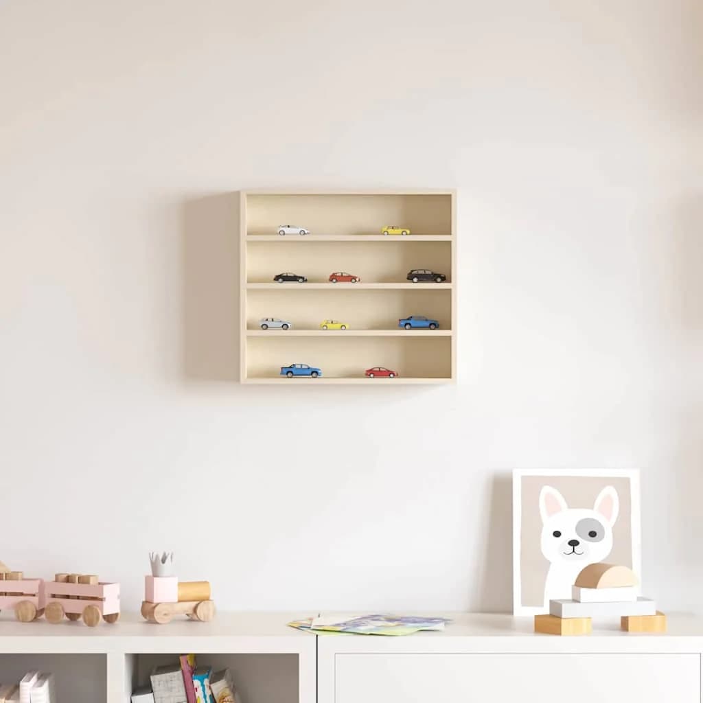 Stenska vitrina Montaža za steno Bež 40 x 8,5 x 37 cm