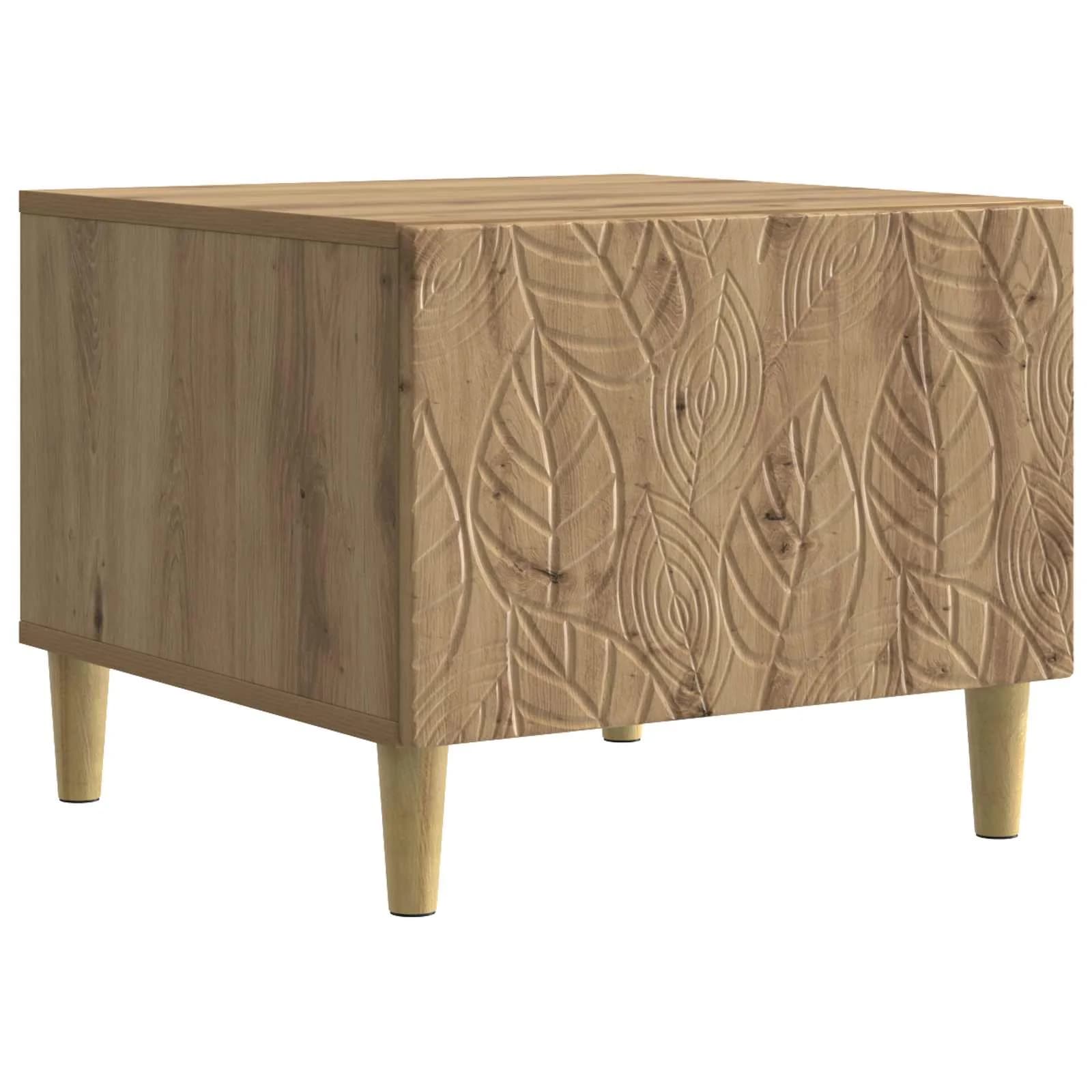 Klubska miza Artisan hrast 50 x 49 x 40 cm Inženirski les - slika 2