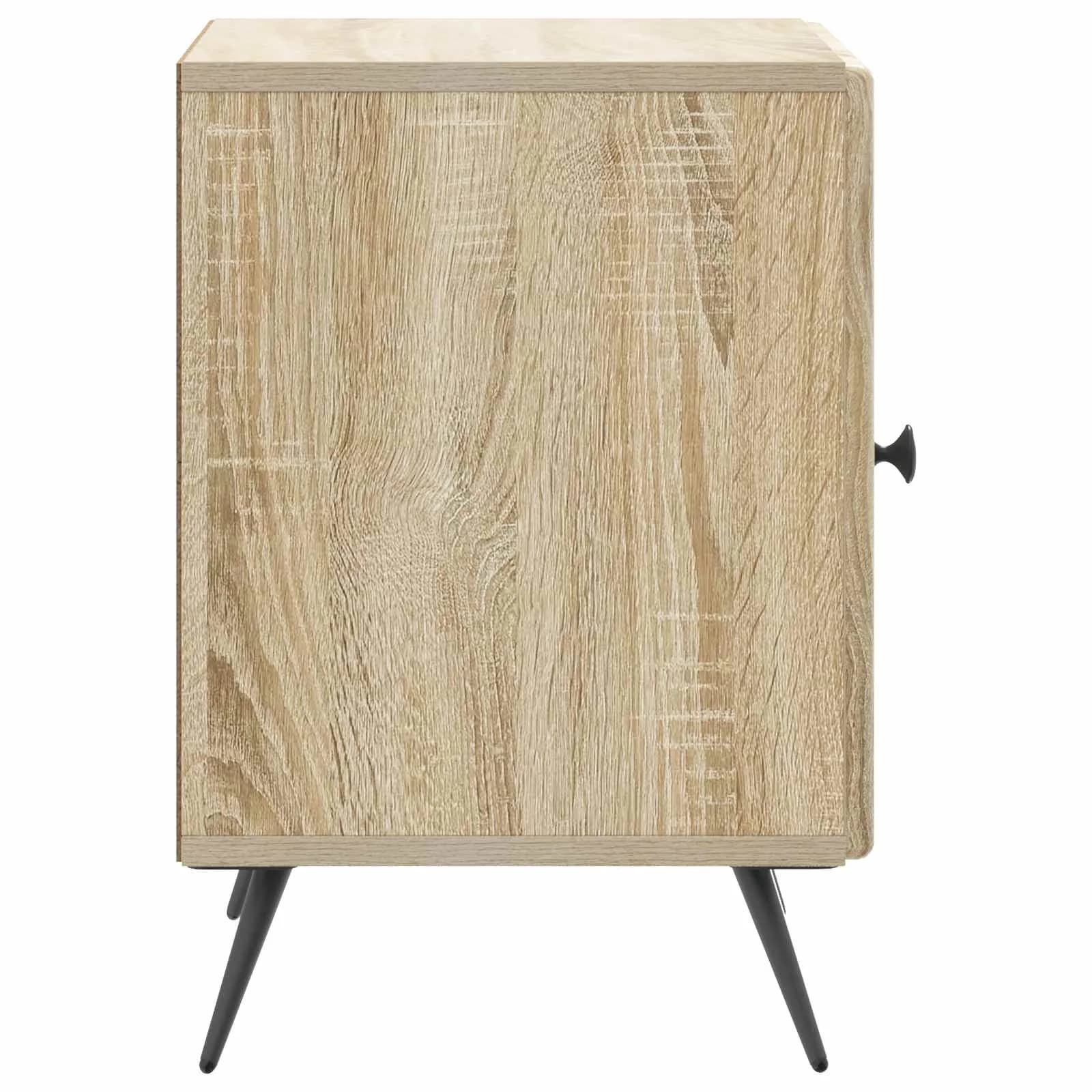 Nočna omarica 2 kos Sonoma hrast 43 x 34,5 x 50 cm - slika 8
