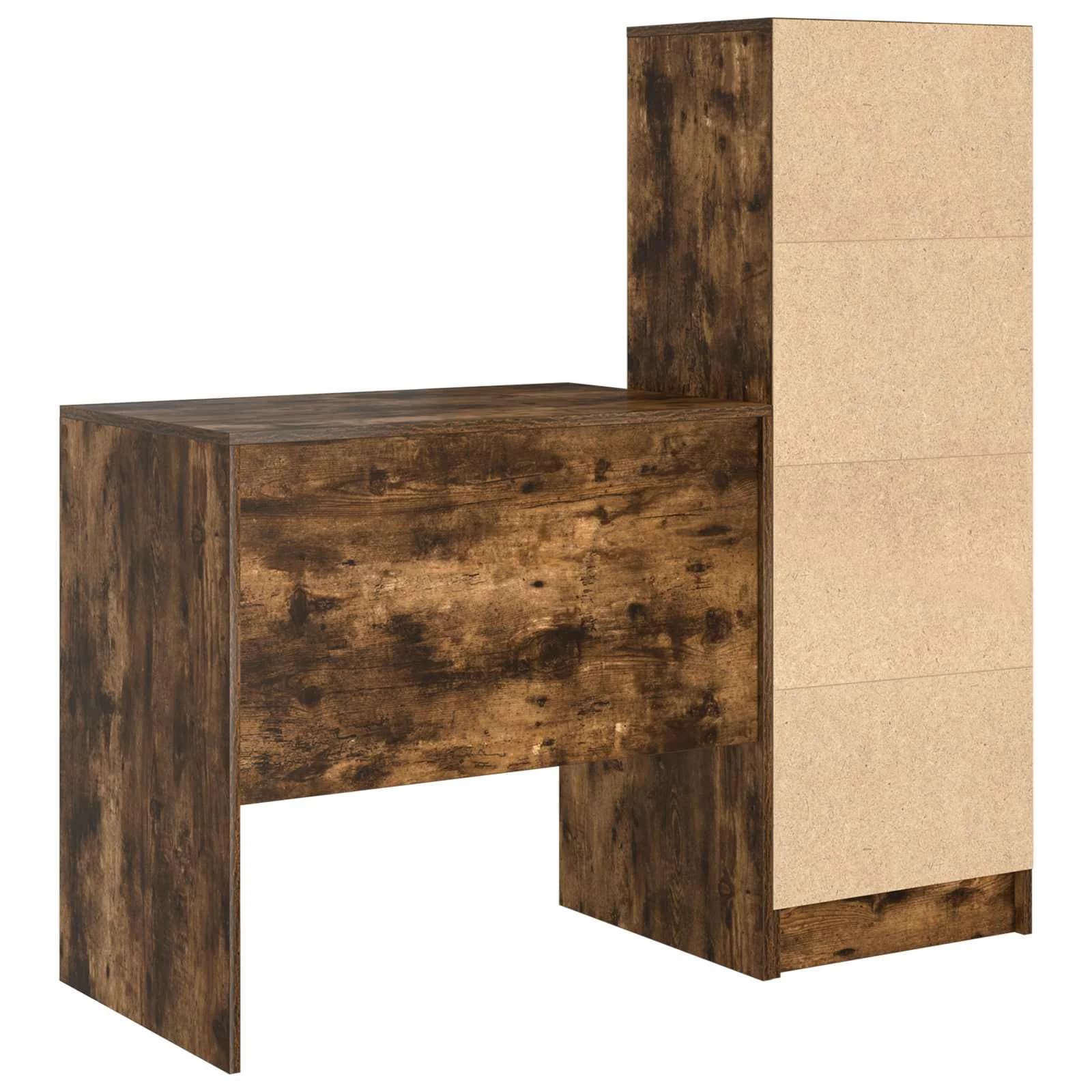 Miza Dimljeni oreh 125,5 x 50 x 127 cm 2 kos - slika 9