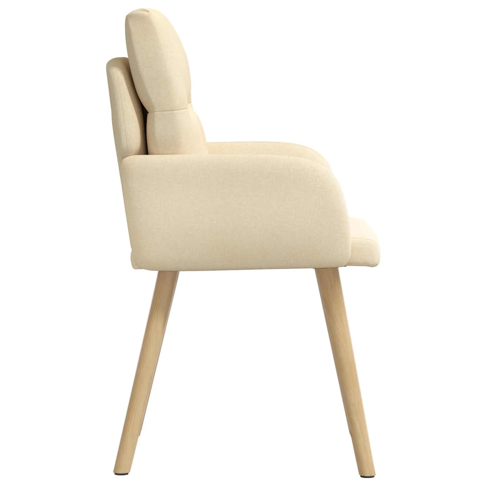 Jedilni stoli 4 kos Blago Krem 60 x 56 x 96 cm - slika 4