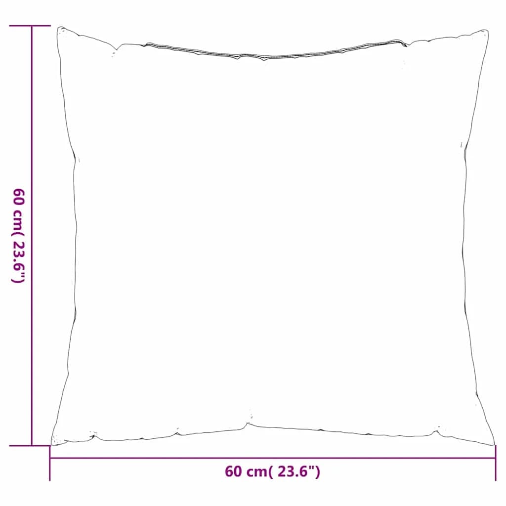 Razprševne blazine 4 kos Poliester Vzorec lista 60 x 60 cm - slika 8