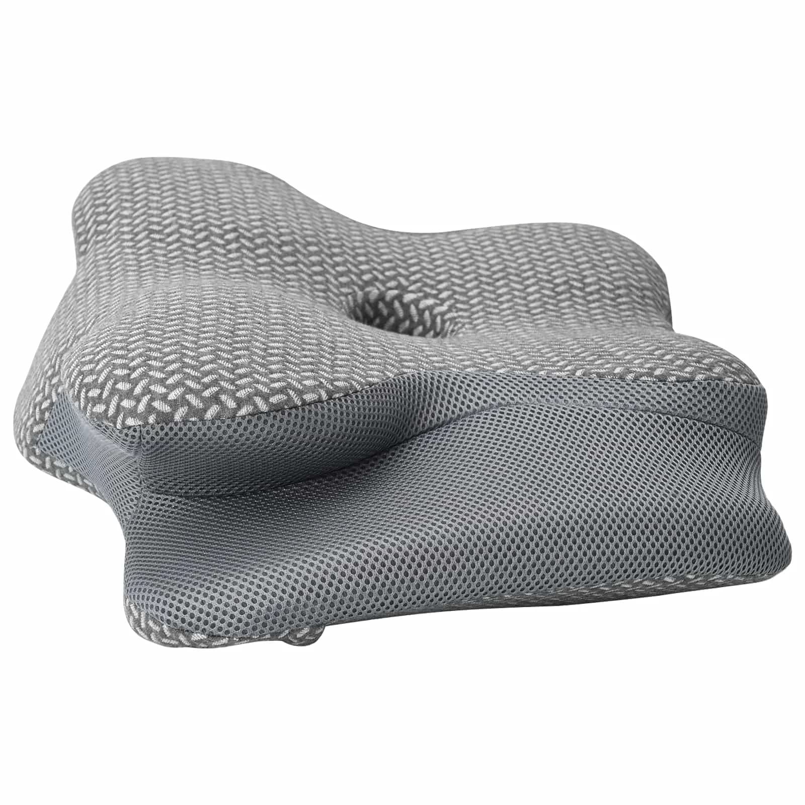 Vzglavnik za vrat Siva Spominska pena 58 x 38 x 12 cm - slika 6
