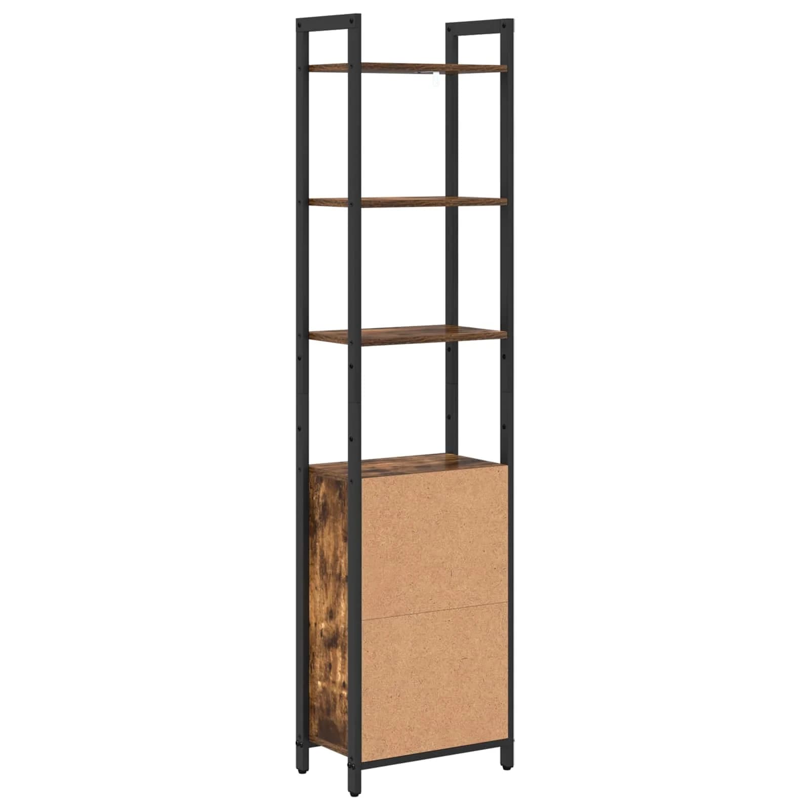 Knjigovni omar 6 nivojev 40 x 24 x 161 cm Inženirski les - slika 8