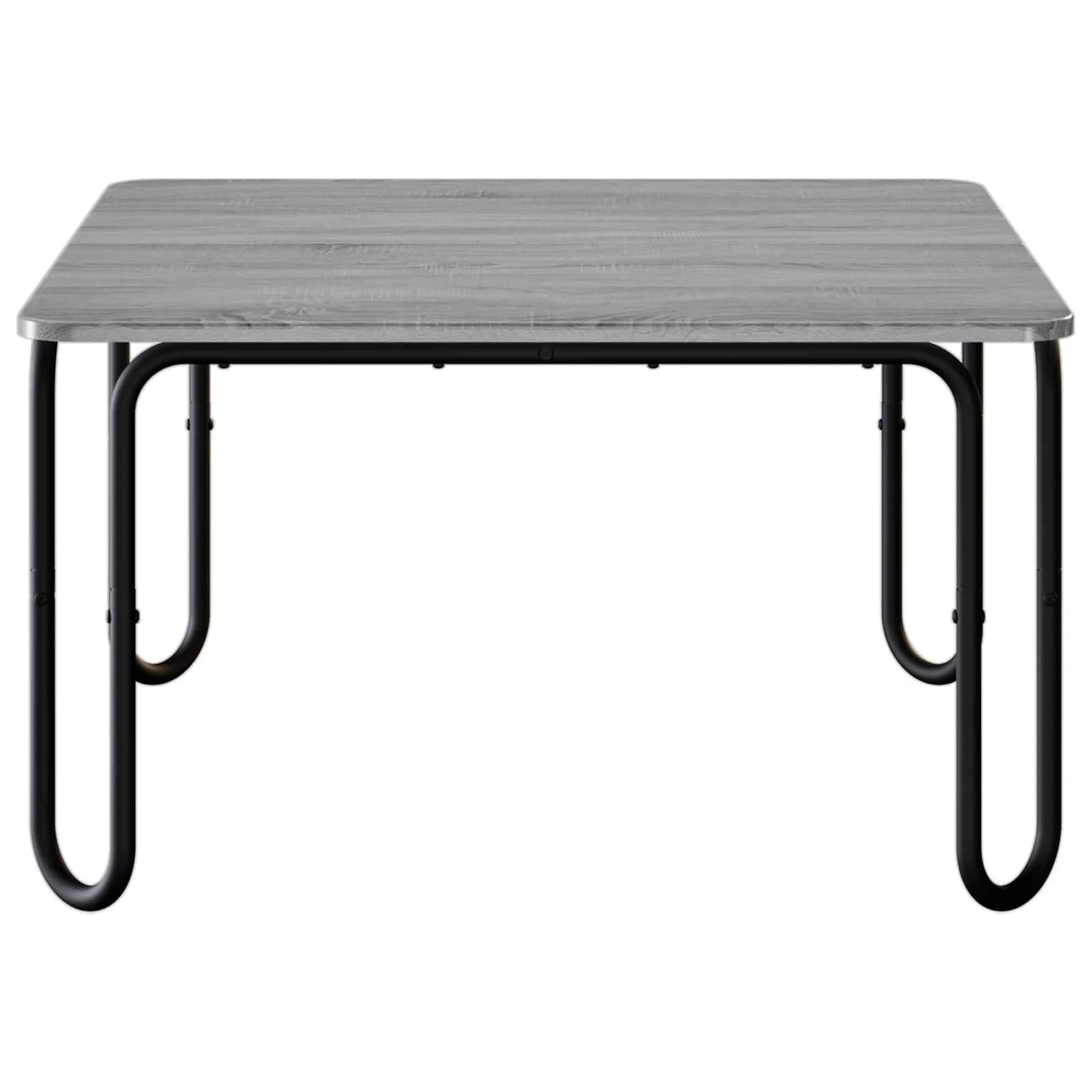 Klubska miza Siva Sonoma 100 x 100 x 45 cm Inženirski les - slika 4