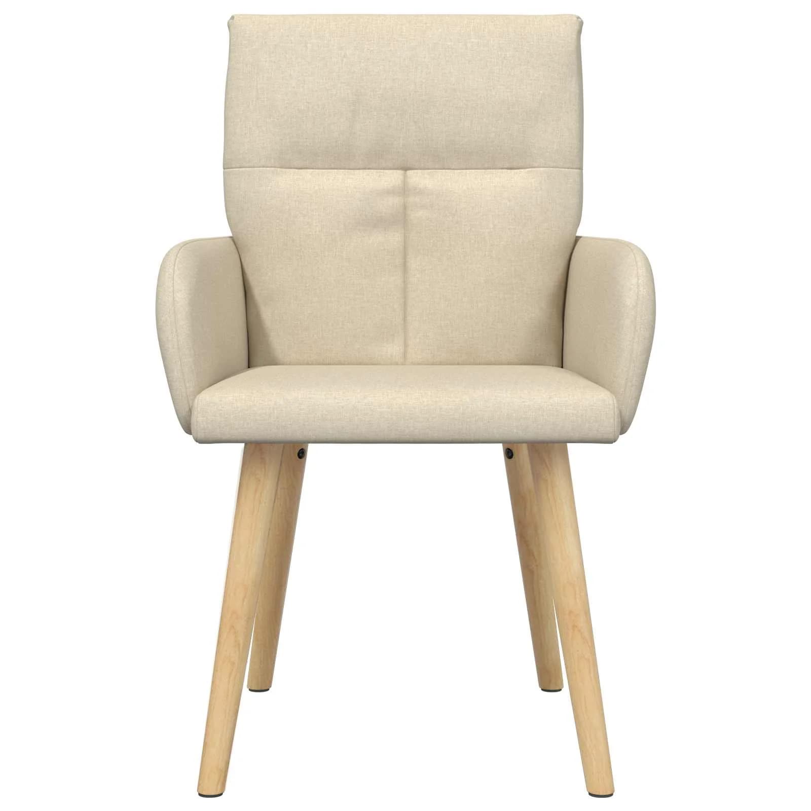 Jedilni stoli 2 kos Blago Krem 60 x 56 x 96 cm - slika 3