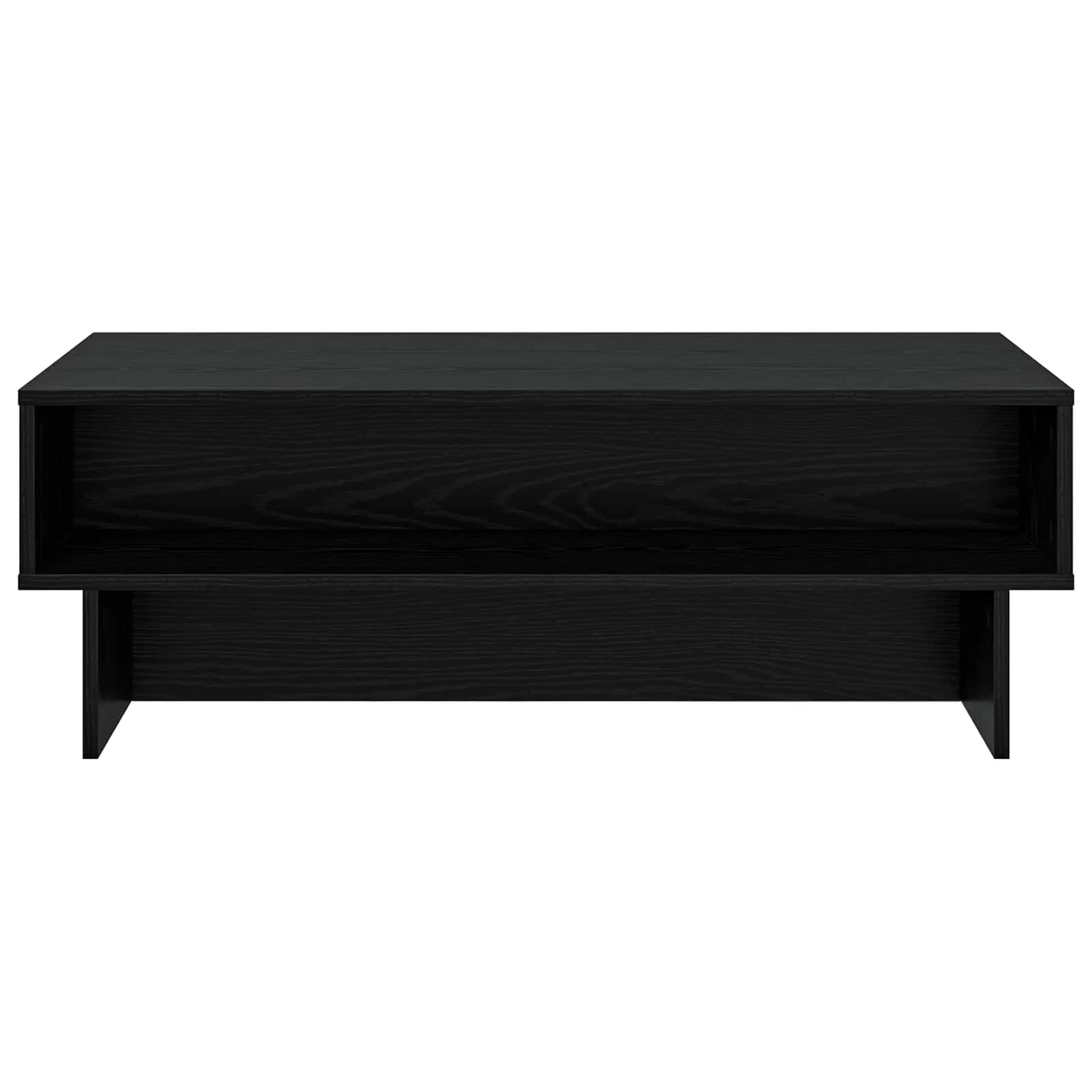 Klubska miza Črna Orehovina 100 x 46 x 35 cm Inženirski les - slika 5