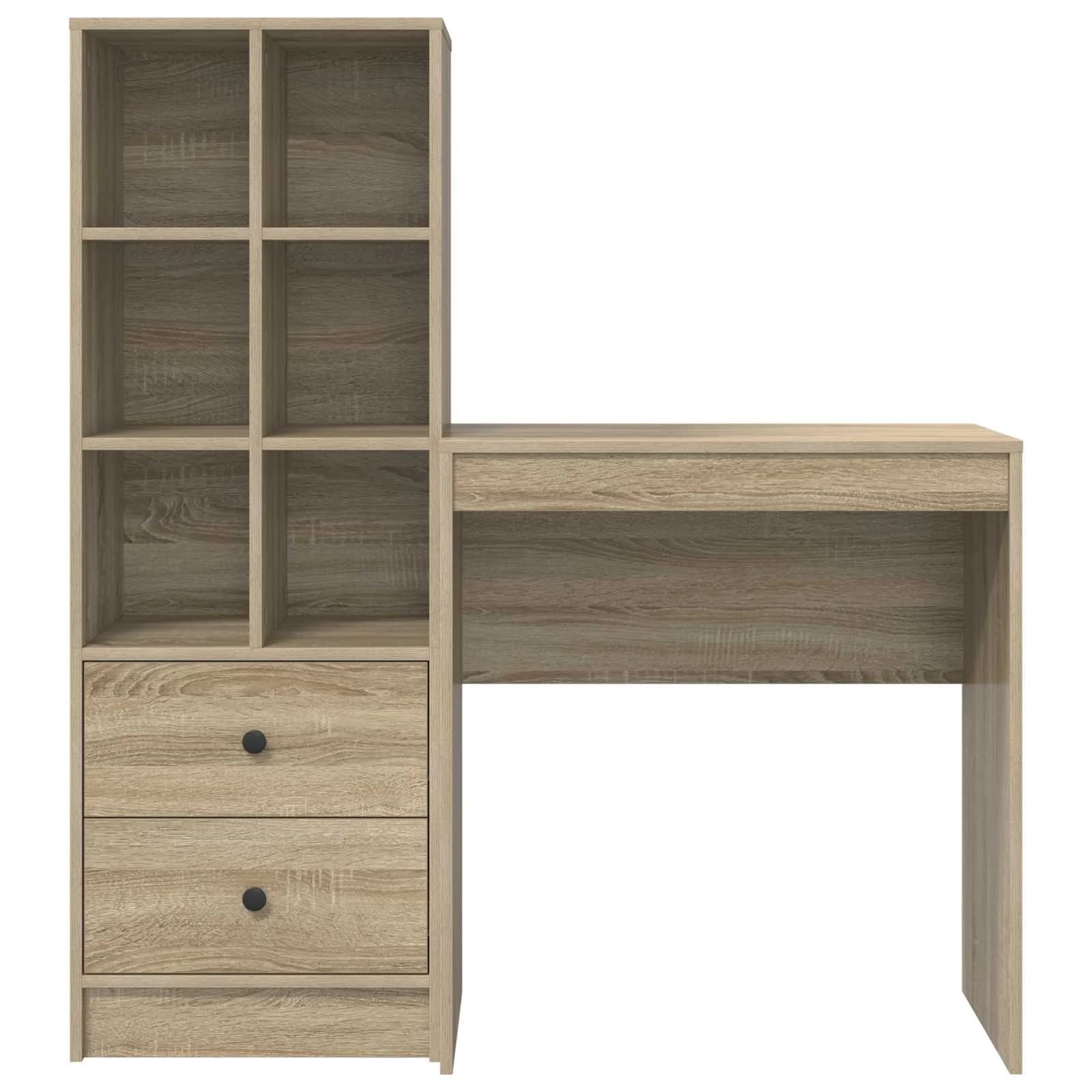 Miza Sonoma hrast 115,5 x 40 x 127 cm 2 kos - slika 8
