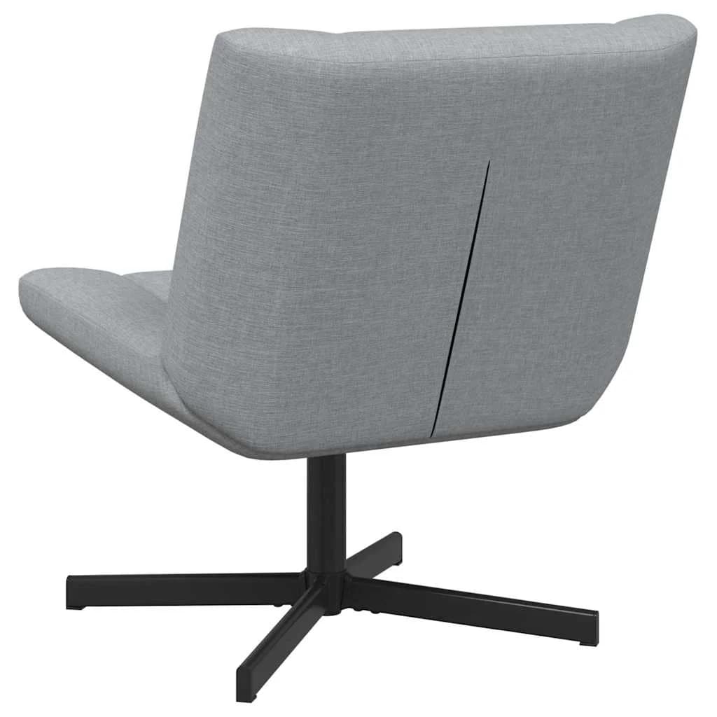 Vrtljiv stol Svetlo siva 63 x 75 x 76 cm blago - slika 6