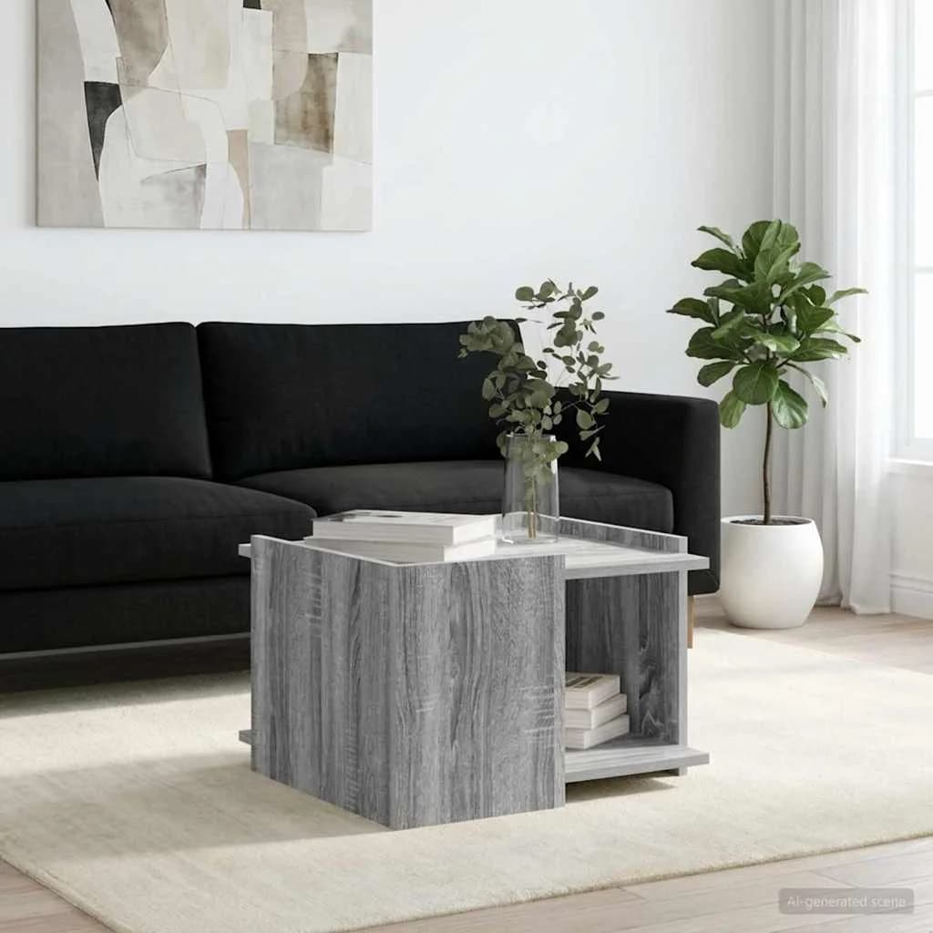 Klubska miza Siva Sonoma 50,5 x 50 x 33 cm Inženirski les