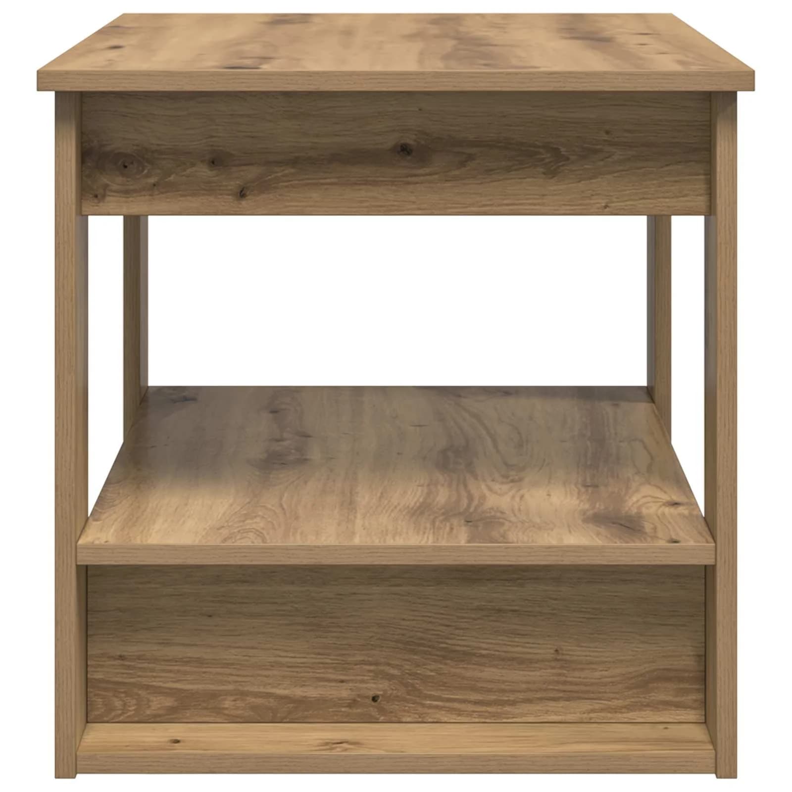 Klubska miza Umetni hrast 72 x 50 x 50 cm Inženirski les - slika 6