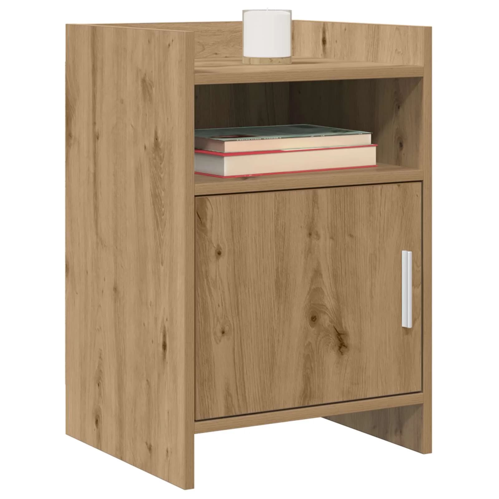 Posteljne mize 2 kos Artisan hrast 40 x 36 x 60 cm - slika 2
