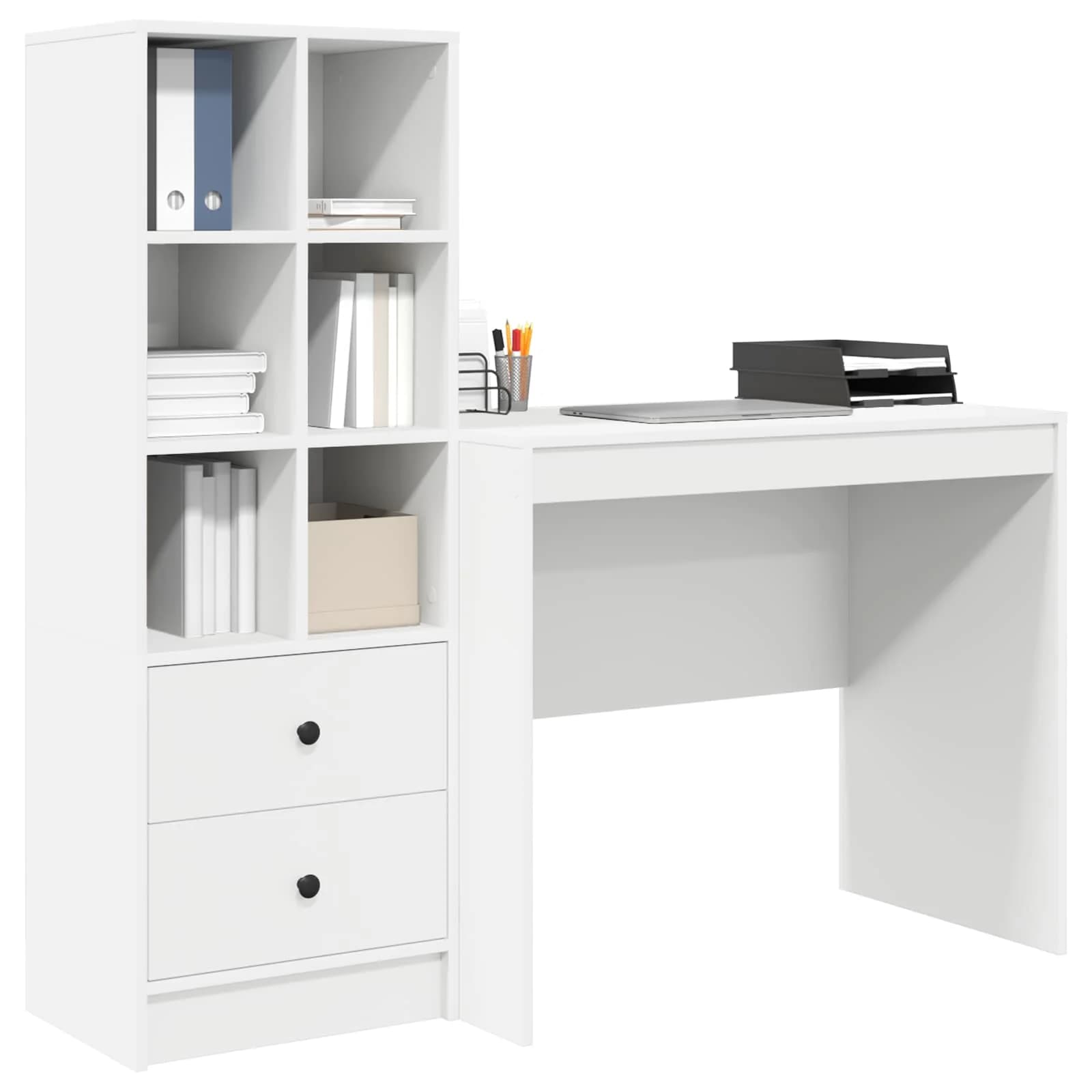 Miza Bela 135,5 x 50 x 127 cm 2 kos - slika 3