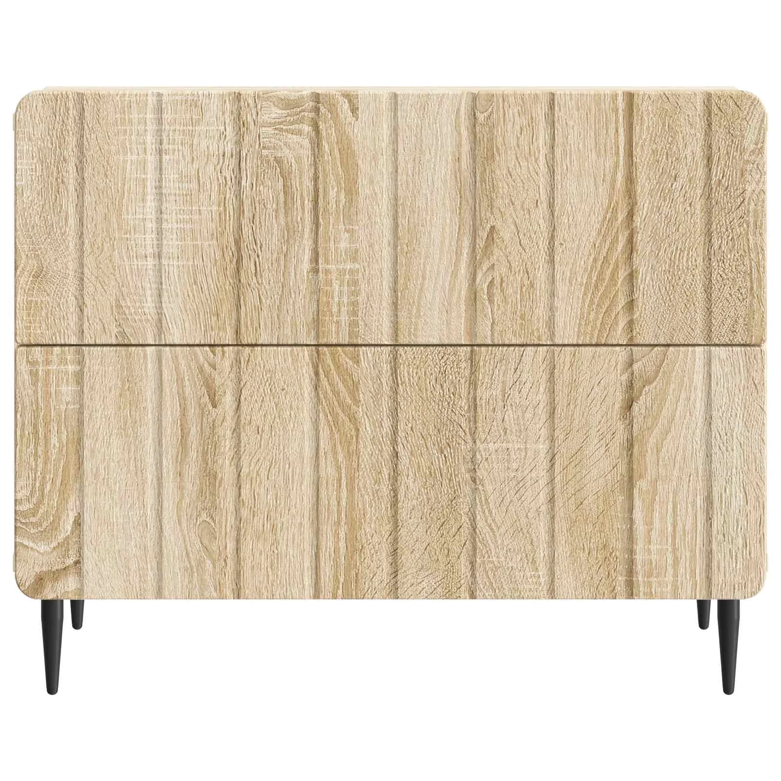 Nočna omarica Sonoma hrast 62 x 34,5 x 49,5 cm Inženirski les - slika 5