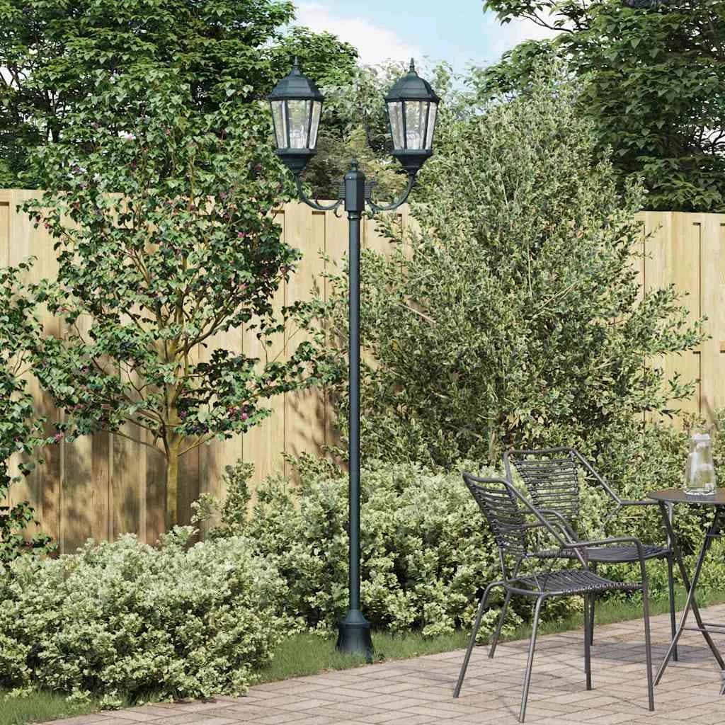 Vrtnarska svetilka Vintage brušena zelena 68 x 20 x 235 cm - slika 1