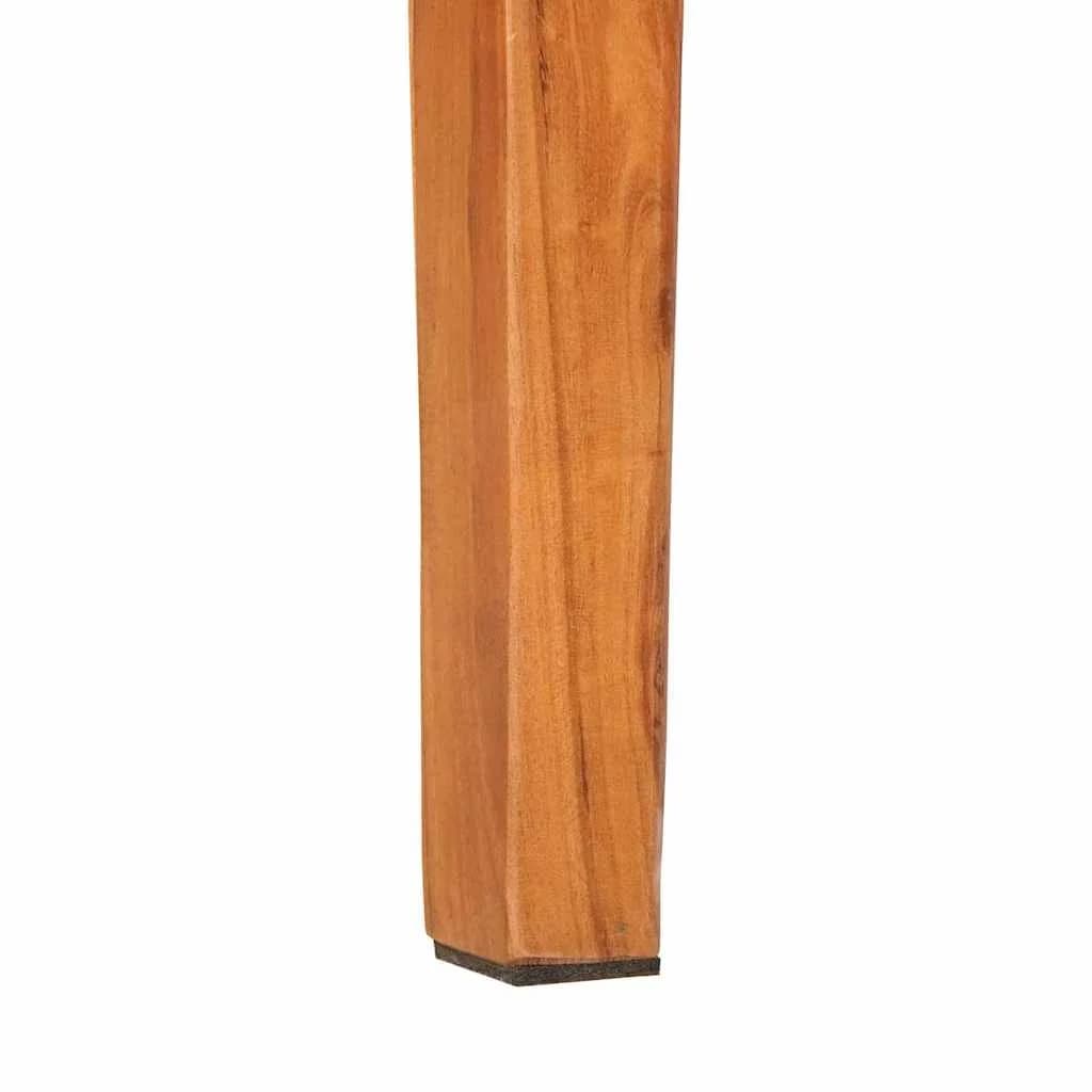 Konzolna miza Rjava 110 x 30 x 80 cm Masiven les akacije - slika 10