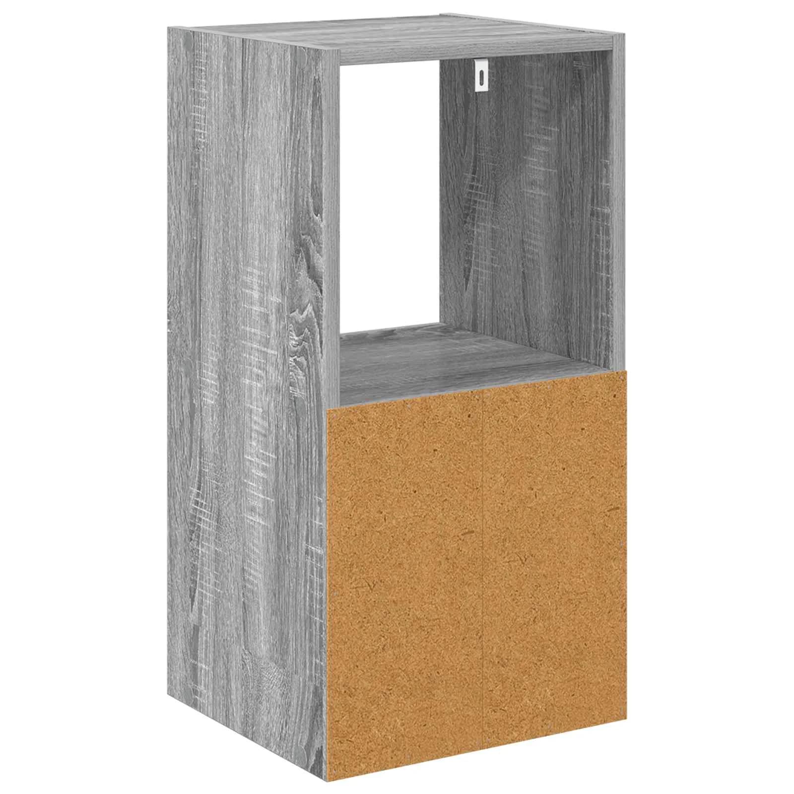 Nočna omarica Siva Sonoma 35 x 32 x 68,5 cm Inženirski les - slika 8