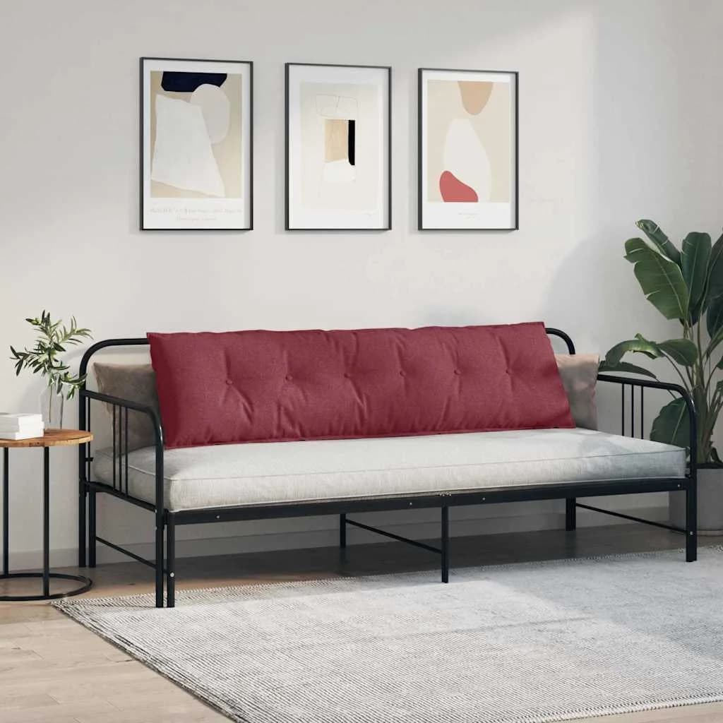 Poglavni vzglavnik Vinorodna rdeča 180 x 19 x 50 cm blago - slika 4