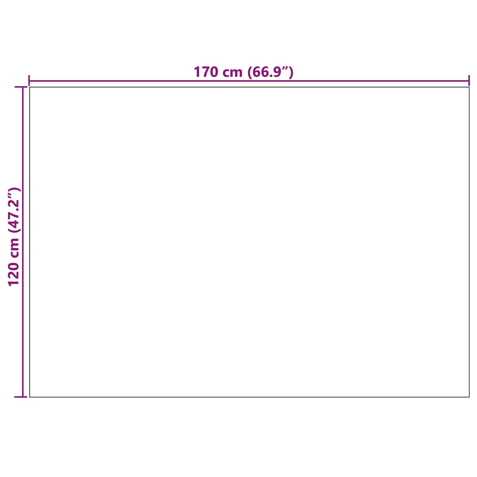 Preproge za površine PALMERAS Bež 170 x 120 cm Poliester - slika 8