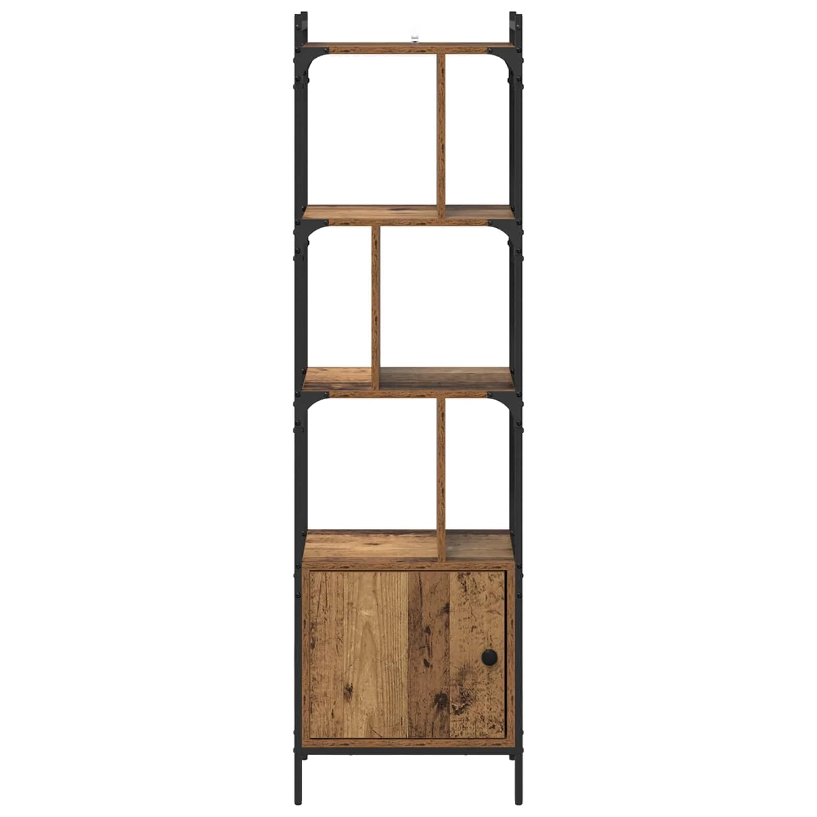 Knjižna omara 6 nivojev 44,5 x 30 x 154,5 cm Inženirski les - slika 6