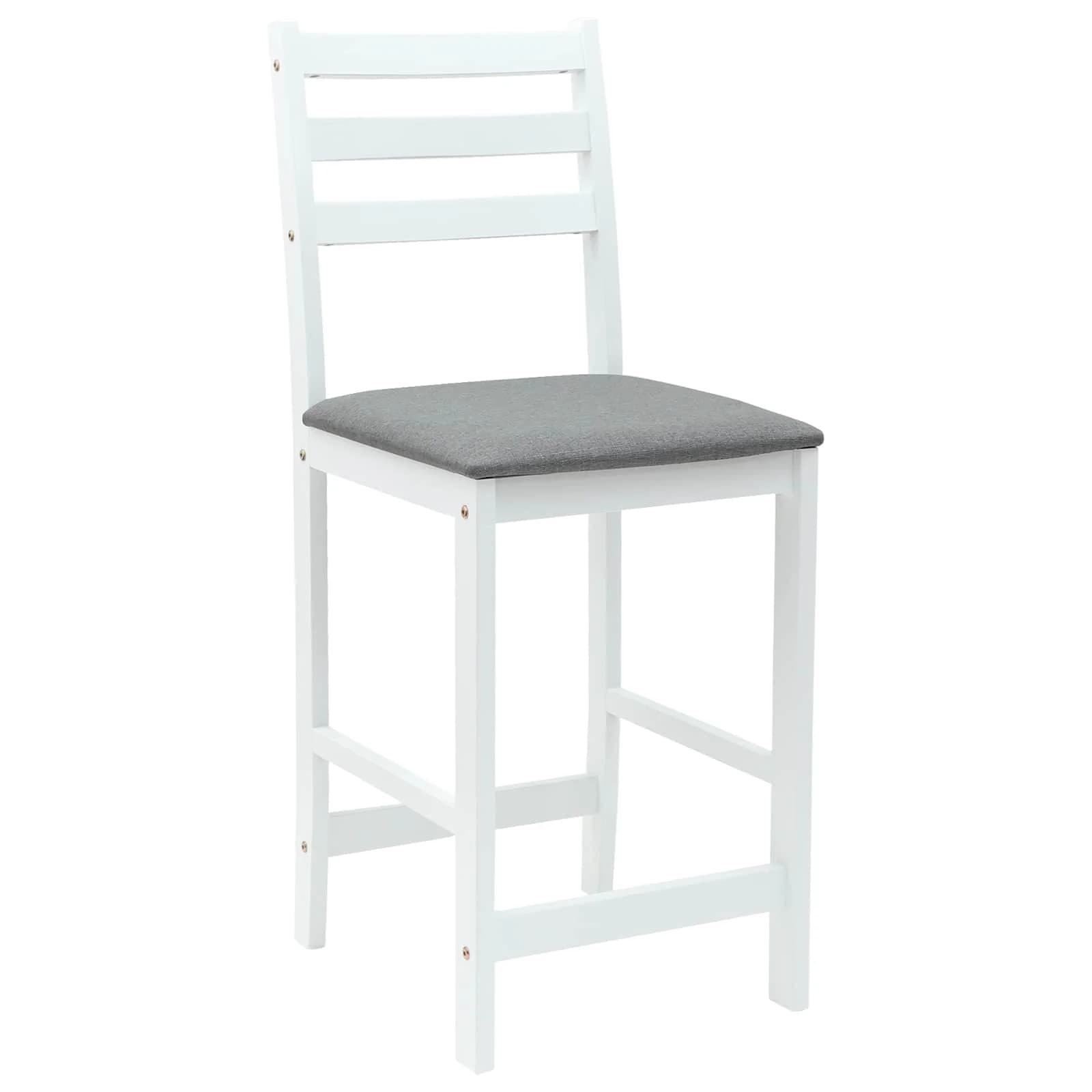 Jedilni stoli 2 kos Masivno gumovo les Bela 40 x 47,5 x 99,5 cm - slika 4