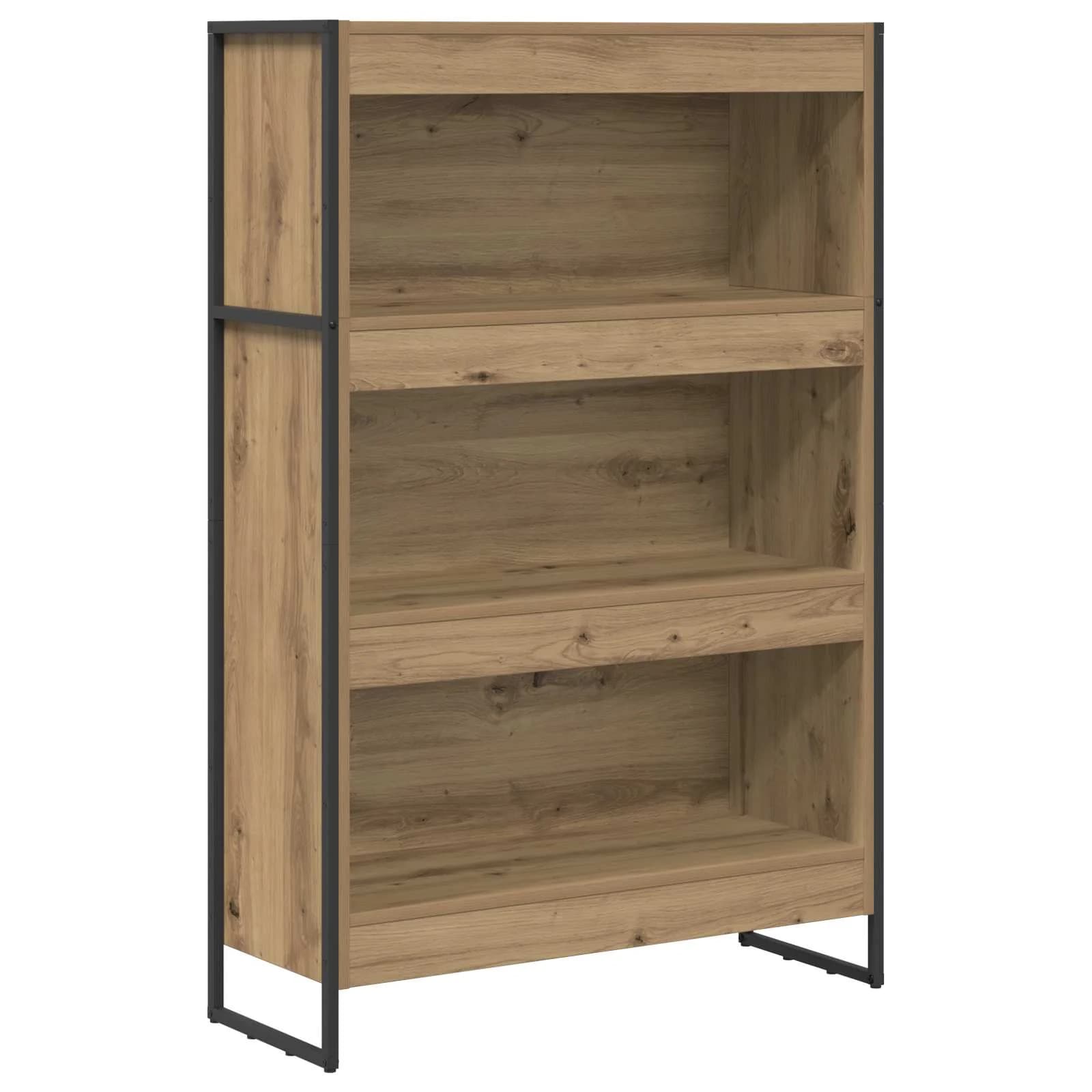Knjigovni omar 80 x 30 x 121 cm Inženirski les Oreh - slika 2