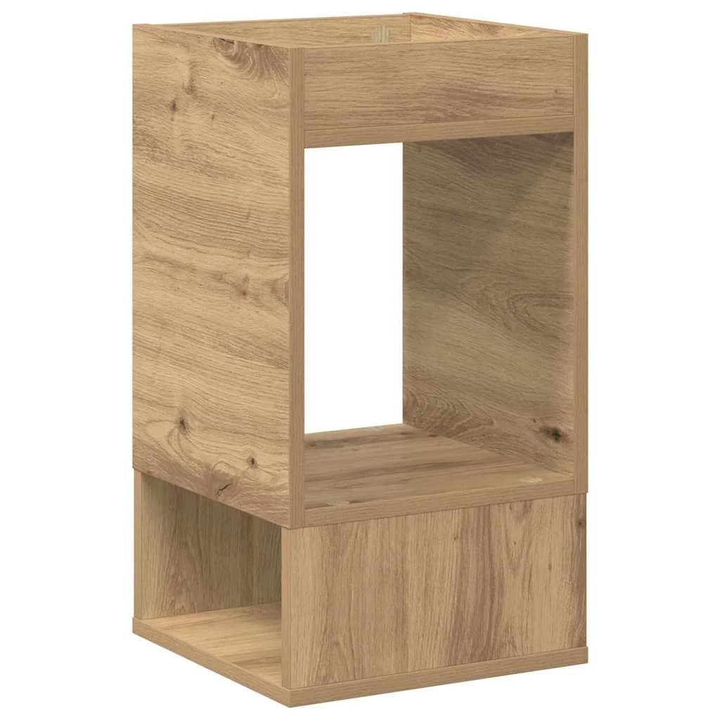 Stranska miza Umetni hrast 30 x 30 x 56 cm Inženirski les - slika 2