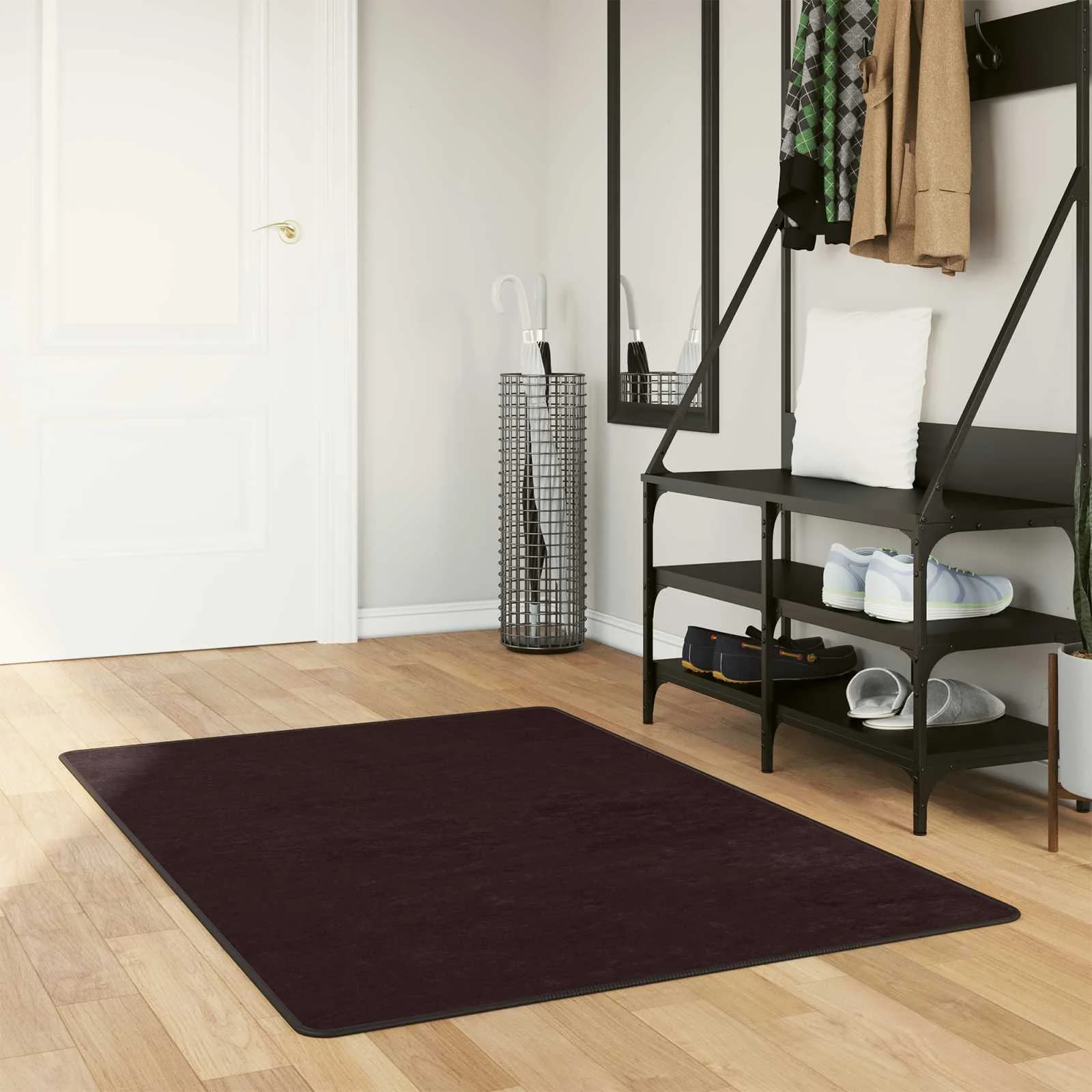 Preproga runner MARSA Antracit 100 x 150 cm Poliester in PVC