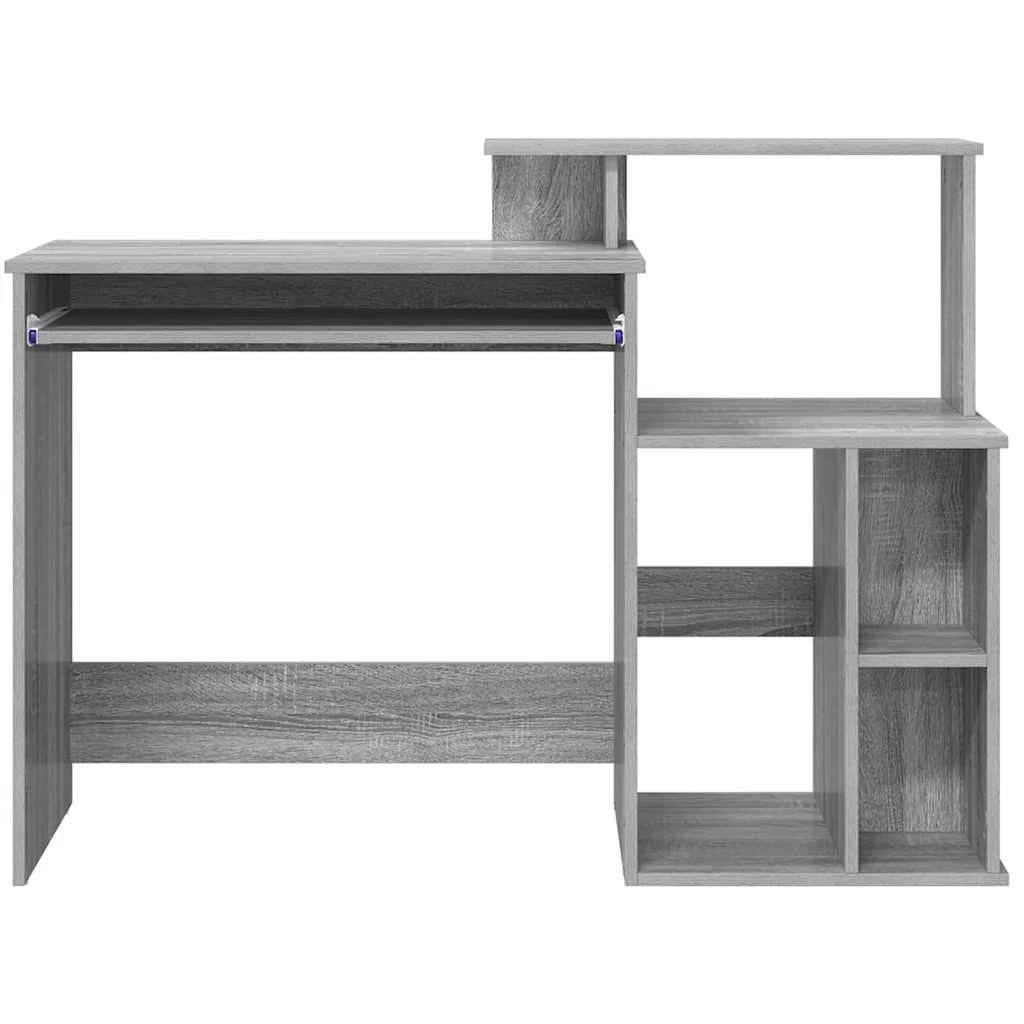 Miza Siva Sonoma Inženirski les 120,5 x 44 x 88,5 cm - slika 5